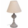 Lampe de bureau Alexandra House Living Blanc Gris Métal Tissu 220-240 V 23 x 41 x 23 cm