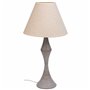 Lampe de bureau Alexandra House Living Blanc Gris Métal Tissu 220-240 V 23 x 46 x 23 cm