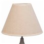 Lampe de bureau Alexandra House Living Blanc Gris Métal Tissu 220-240 V 23 x 46 x 23 cm