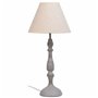 Lampe de bureau Alexandra House Living Blanc Gris Métal Tissu 220-240 V 23 x 51 x 23 cm