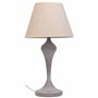 Lampe de bureau Alexandra House Living Blanc Gris Métal Tissu 220-240 V 25 x 46 x 25 cm