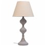 Lampe de bureau Alexandra House Living Blanc Gris Métal Tissu 220-240 V 25 x 50 x 25 cm