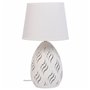 Lampe de bureau Alexandra House Living Blanc Métal Tissu 220-240 V 18 x 31 x 18 cm