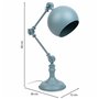 Flexo/Lampe de bureau Alexandra House Living Gris Métal 15 x 60 x 26 cm