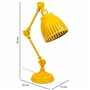 Flexo/Lampe de bureau Alexandra House Living Jaune Métal 13 x 43 x 25 cm