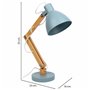 Flexo/Lampe de bureau Alexandra House Living Bleu Métal 16 x 55 x 33 cm