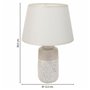 Lampe de bureau Alexandra House Living Argent Céramique 12 x 30 x 12 cm