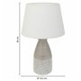 Lampe de bureau Alexandra House Living Argent Céramique 14 x 36 x 14 cm