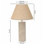 Lampe de bureau Alexandra House Living Beige Polyrésine 220-240 V 14 x 51 x 14 cm