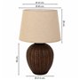 Lampe de bureau Alexandra House Living Marron Polyrésine 220-240 V 27 x 40 x 27 cm