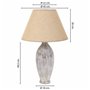 Lampe de bureau Alexandra House Living Blanc Polyrésine 220-240 V 18 x 49 x 18 cm