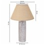 Lampe de bureau Alexandra House Living Argent Polyrésine 220-240 V 14 x 51 x 14 cm