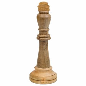 Figurine Décorative Alexandra House Living Marron Bois de manguier Jeu d'Échecs 15 x 40 x 15 cm