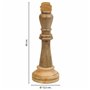 Figurine Décorative Alexandra House Living Marron Bois de manguier Jeu d'Échecs 15 x 40 x 15 cm