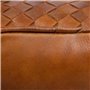 Butée de porte Alexandra House Living Coton Cuir 20 x 20 x 20 cm Marron