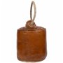 Butée de porte Alexandra House Living Coton Cuir 20 x 20 x 20 cm Marron