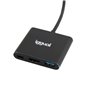 iggual IGG318461 station d'accueil USB 3.2 Gen 1 (3.1 Gen 1) Type-C Noir