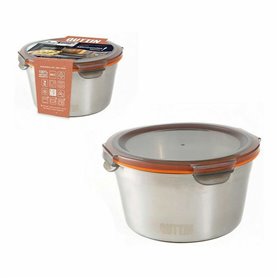 Boîte à lunch hermétique Quttin Ronde Acier 1 L 13