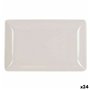 Plateau apéritif La Mediterránea Mélamine Blanc Brille 20 x 13 x 2 cm (24 Unités)