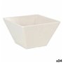 Bol pour Apéritifs La Mediterránea Mélamine Blanc Brille 10 x 10 x 6 cm (24 Unités)