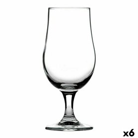 Verre à bière Crisal Munique Transparent Verre 370 ml (6 Unités)