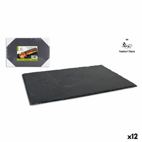 Plateau Santa Clara Alfares Ardoise 30 x 20 cm 6 mm (12 Unités)