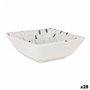 Bol La Mediterránea Barroc Porcelaine Blanc 13 x 13 x 5 cm (28 Unités)