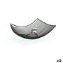 Coupe à fruits Confortime Noir Métal 31 x 23 x 10 cm (12 Unités)