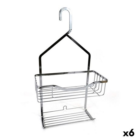 Rangement de douche Confortime Chromed Aluminium Argenté 27