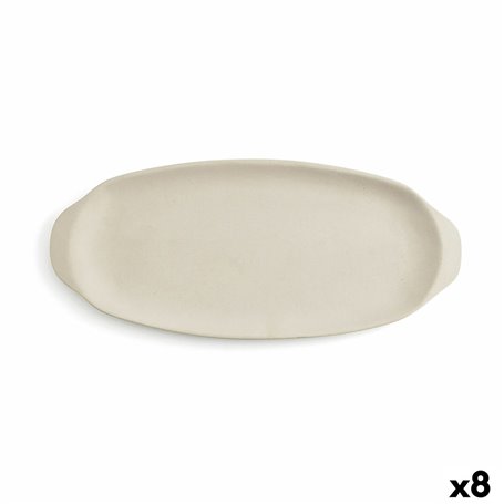 Plateau apéritif Quid Mineral Gres Beige Céramique 13 x 30