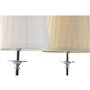 Lampe de bureau Home ESPRIT Blanc Beige Métal Porcelaine 25 W 220 V 20 x 20 x 44 cm (2 Unités)