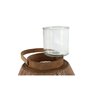 Bougeoir Home ESPRIT Marron Naturel Bois Verre 38 x 38 x 56 cm