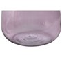 Vase Home ESPRIT Rose Lila Verre 19 x 19 x 36 cm (2 Unités)