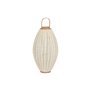 Bougeoir Home ESPRIT Blanc Naturel Bois Verre 40 x 40 x 70 cm