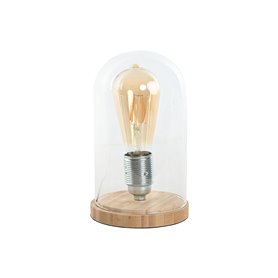 Lampe de bureau Home ESPRIT Naturel Bambou Verre 50 W 220 V 13 x 13 x 22 cm