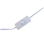 Lampe de bureau Home ESPRIT Blanc Marron Naturel Pin 220 V 12 x 12 x 25 cm