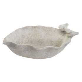 Centre de Table Home ESPRIT Gris Oiseaux Shabby Chic 34 x 24 x 12 cm