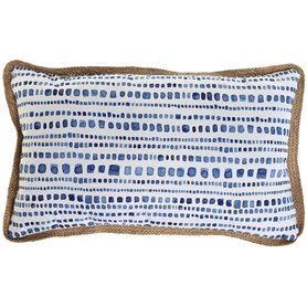 Coussin Home ESPRIT Bleu Blanc 50 x 30 cm