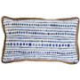 Coussin Home ESPRIT Bleu Blanc 50 x 30 cm