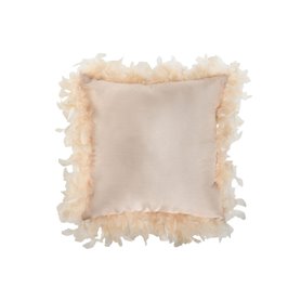 Coussin Home ESPRIT Rose Plumes Chic 40 x 40 cm