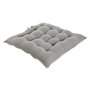 Coussin de chaise Home ESPRIT Gris clair 42 x 42 x 6 cm