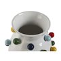 Vase Home ESPRIT Blanc Multicouleur Dolomite 20 x 20 x 20 cm