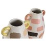 Vase Home ESPRIT Multicouleur Dolomite 17 x 17 x 35 cm (2 Unités)