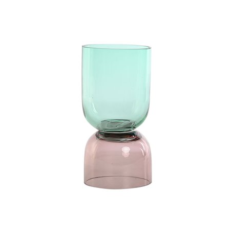 Vase Home ESPRIT Bicolore Verre 10 x 10 x 21 cm