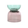 Vase Home ESPRIT Bicolore Verre 10 x 10 x 21 cm