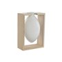 Vase Home ESPRIT Blanc Naturel Bois Verre 17 x 12 x 25 cm