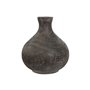 Vase Home ESPRIT Gris foncé Bois de paulownia Colonial Finition vieillie 24 x 24 x 27 cm