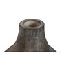 Vase Home ESPRIT Gris foncé Bois de paulownia Colonial Finition vieillie 16 x 16 x 24 cm