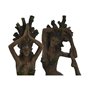 Figurine Décorative Home ESPRIT Marron Yoga Indien 13 x 6 x 16 cm (2 Unités)