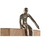 Figurine Décorative Home ESPRIT Marron Argenté Naturel 15 x 10 x 39 cm